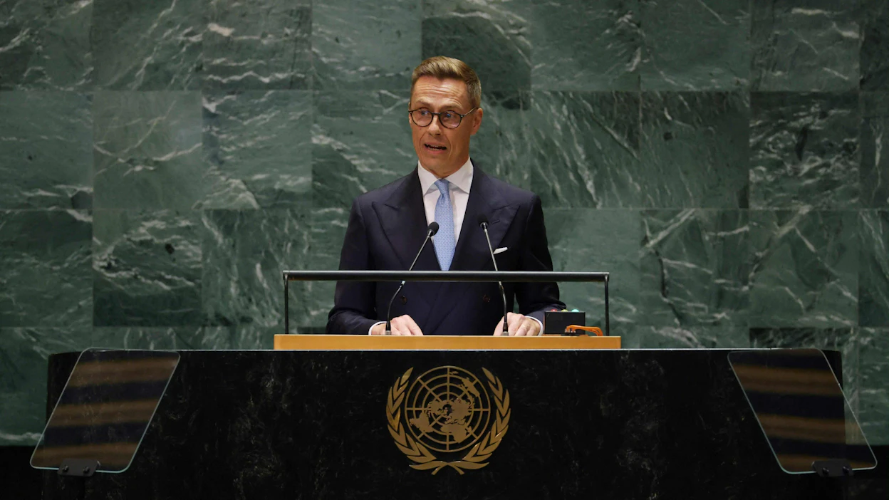 Presidentti Alexander Stubb esitti tyylilleen uskollisena puheensa YK:n yleiskokoukselle kolmen pointin muodossa.