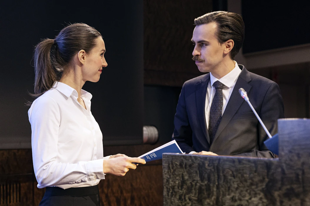SDP:n varapuheenjohtaja Matias Mäkynen ei ole kiinnostunut puolueen puheenjohtajuudesta. Sanna Marin ilmoitti keskiviikkona luopuvansa puolueen puheenjohtajuudesta. LEHTIKUVA / Roni Rekomaa.