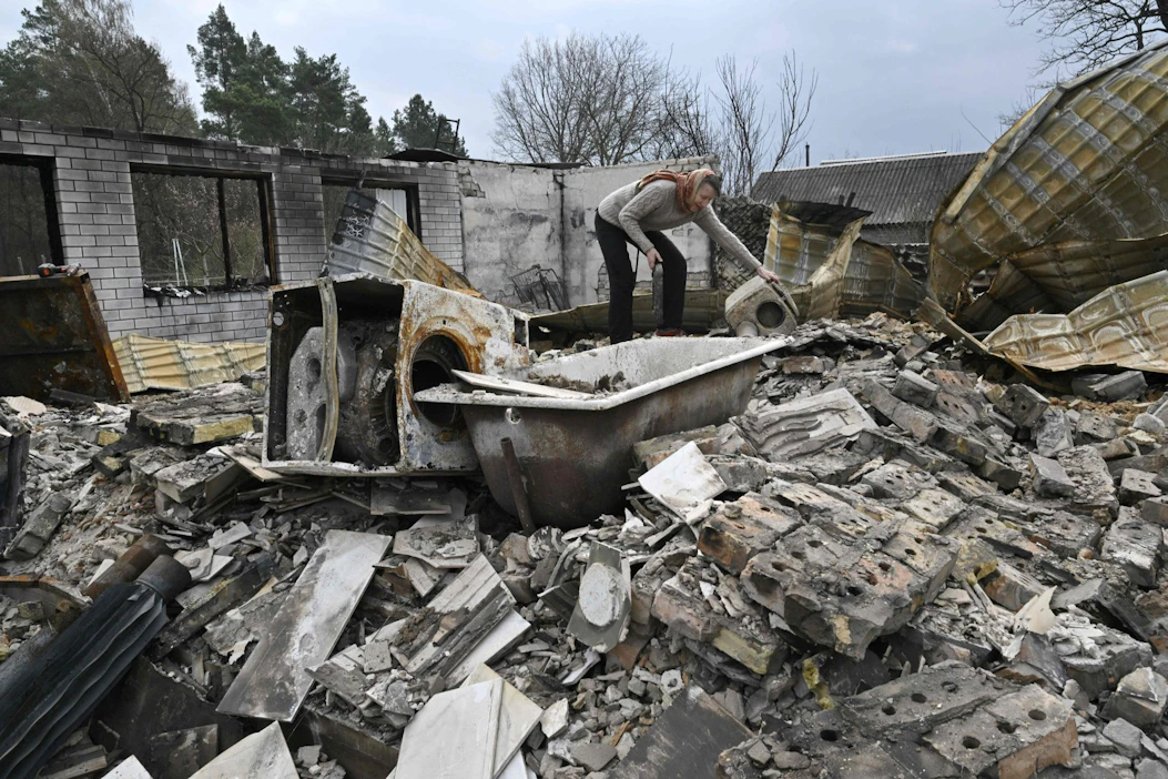 Ilmaiskut Kiovaan ovat jatkuneet erityisesti sen jälkeen kun Ukraina kertoi joukkojensa upottaneen venäläisalus Moskvan. Lehtikuva/AFP.