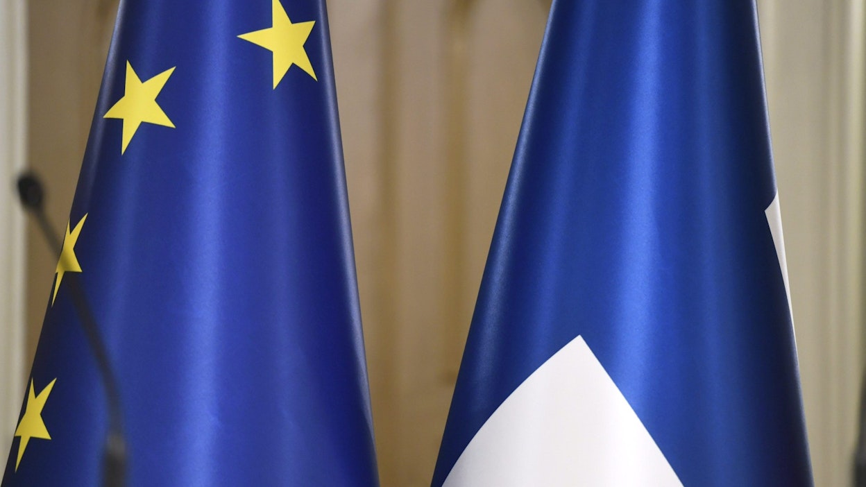 Nettomaksuosuuksien kasvuun vaikutti Britannian ero EU:sta, sillä Britannia oli EU:n kolmanneksi suurin rahoittaja. LEHTIKUVA / HEIKKI SAUKKOMAA.