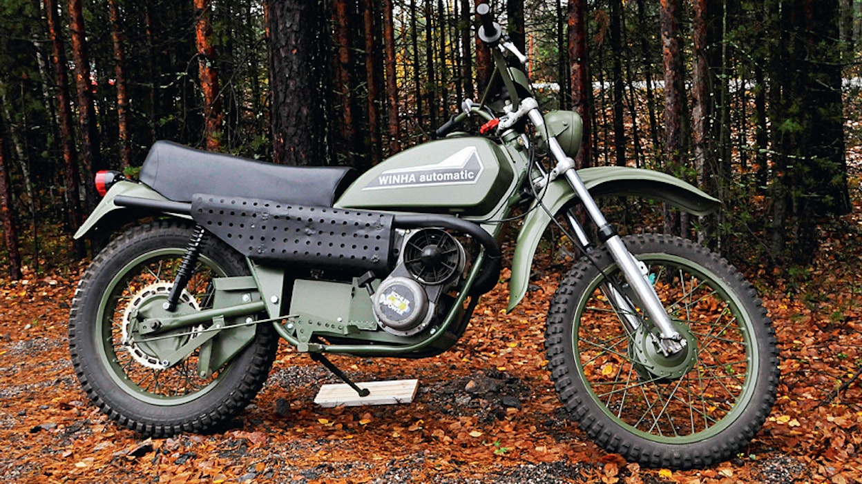 Winha-moottoripyörän historia on samalla osa suomalaisen Winha-moottorikelkan historiaa