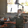 Stihl FSA 400 K -akkuraivaussaha esiteltiin Stihl Norden 2024 -lehdistötilaisuudessa Stihl Norden AB:n tuotepäällikön Johan Ericssonin toimesta.