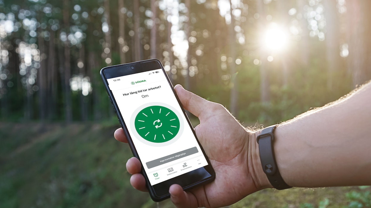 Turvasovellus on saatavilla sekä ruotsiksi että englanniksi.