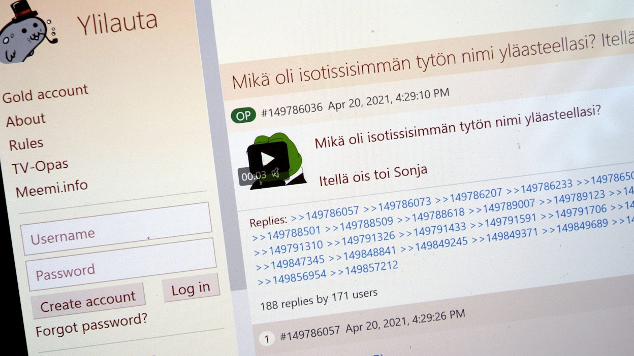 Selvitysten mukaan vihapuhetta tuottaa verkossa pieni joukko. Lehtikuva / Markku Ulander.