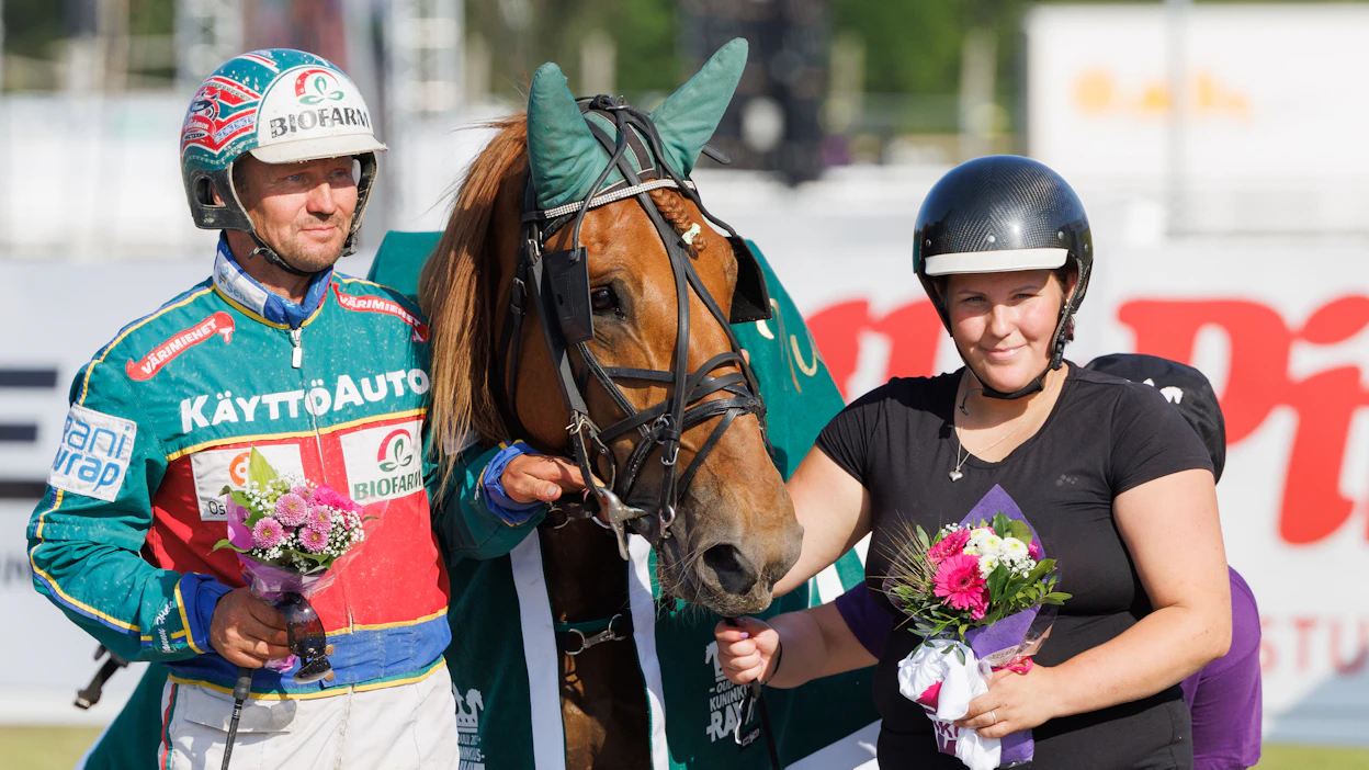 Teijan Romeo on yksi aatonaaton T5-kierroksen avainhevosista. Hannu Hietanen ohjastaa ja valmentaa, Sara Hietanen hoitaa.