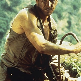 Harrison Ford esiintyy toistamiseen Indiana Jonesina. 