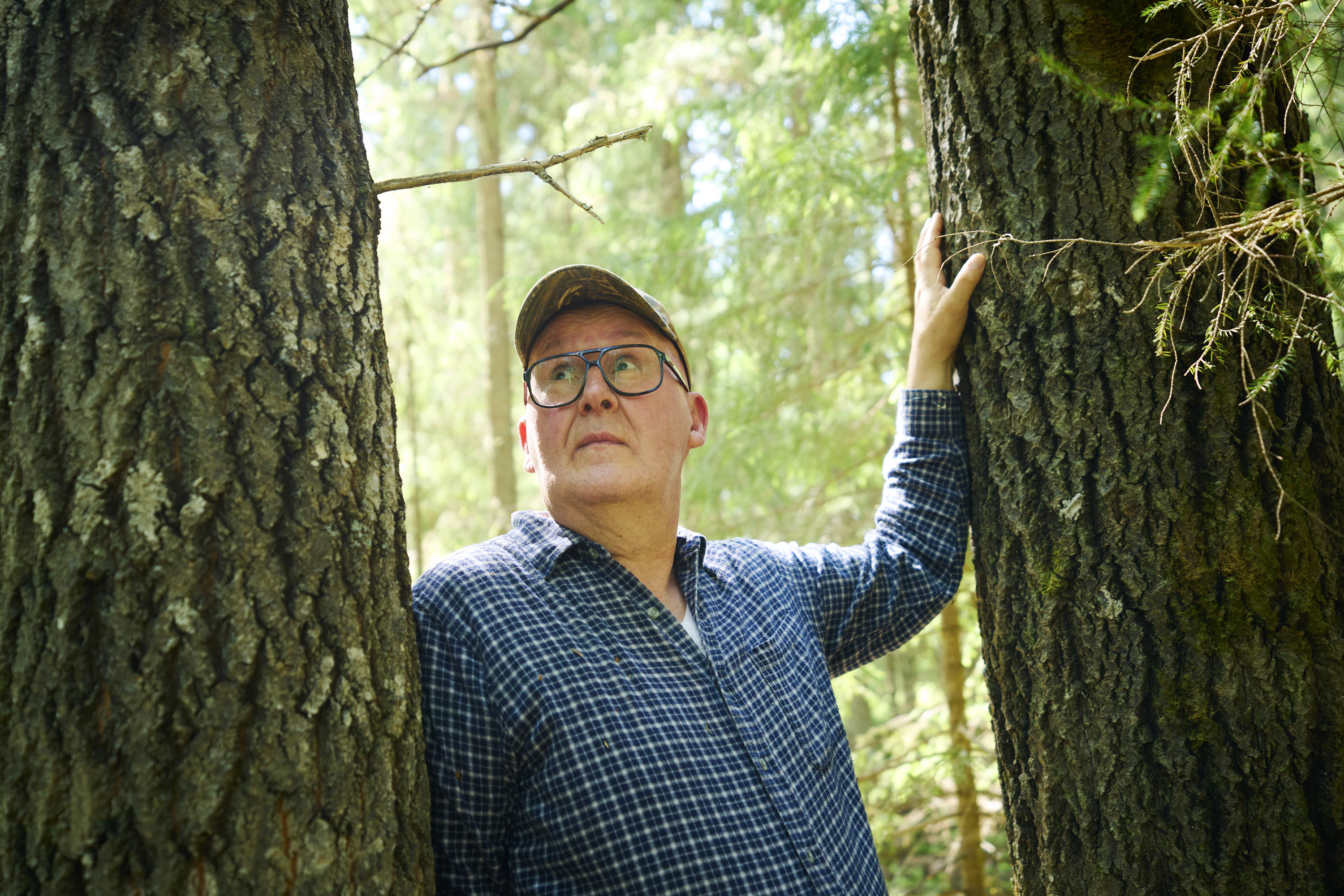 Ari Kumpulainen on urakoinut 12 vuotta kotitilan talon ja metsien kunnostuksessa.