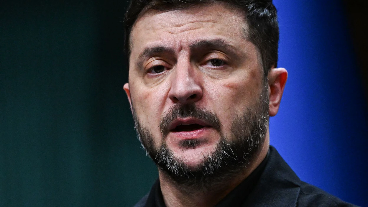 Ukrainan presidentti Volodymyr Zelenskyin mukaan tavoitteena on sopia askelmerkeistä sodan päättämiseksi. "Oletamme, että Geneven tapaamisessa sovitut asiat ratkaistaan nyt." LEHTIKUVA/AFP.