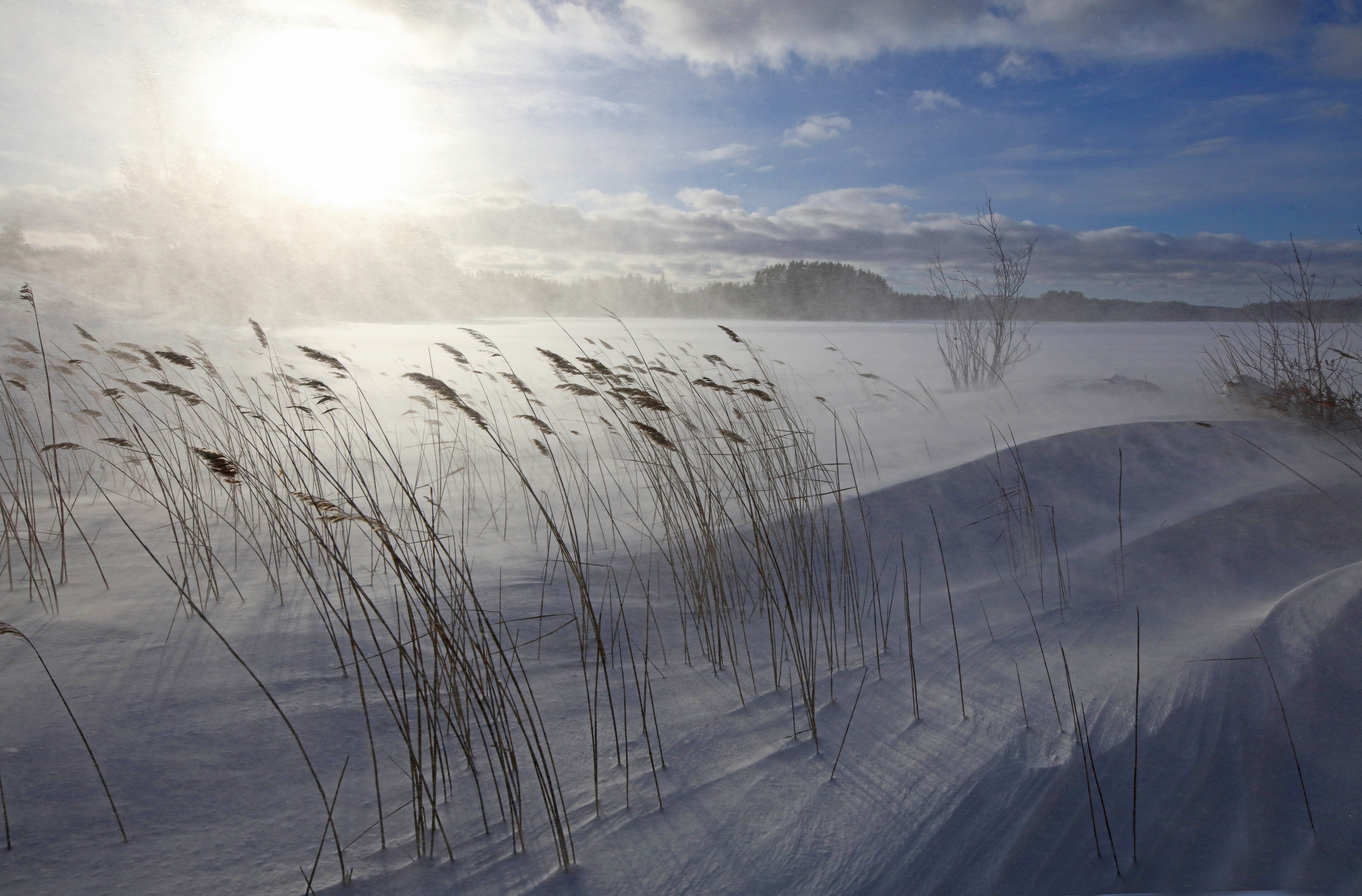 Suomessa oli tammi-helmikuussa kahdenlaista säätä: kylmää tai hieman kylmempää.