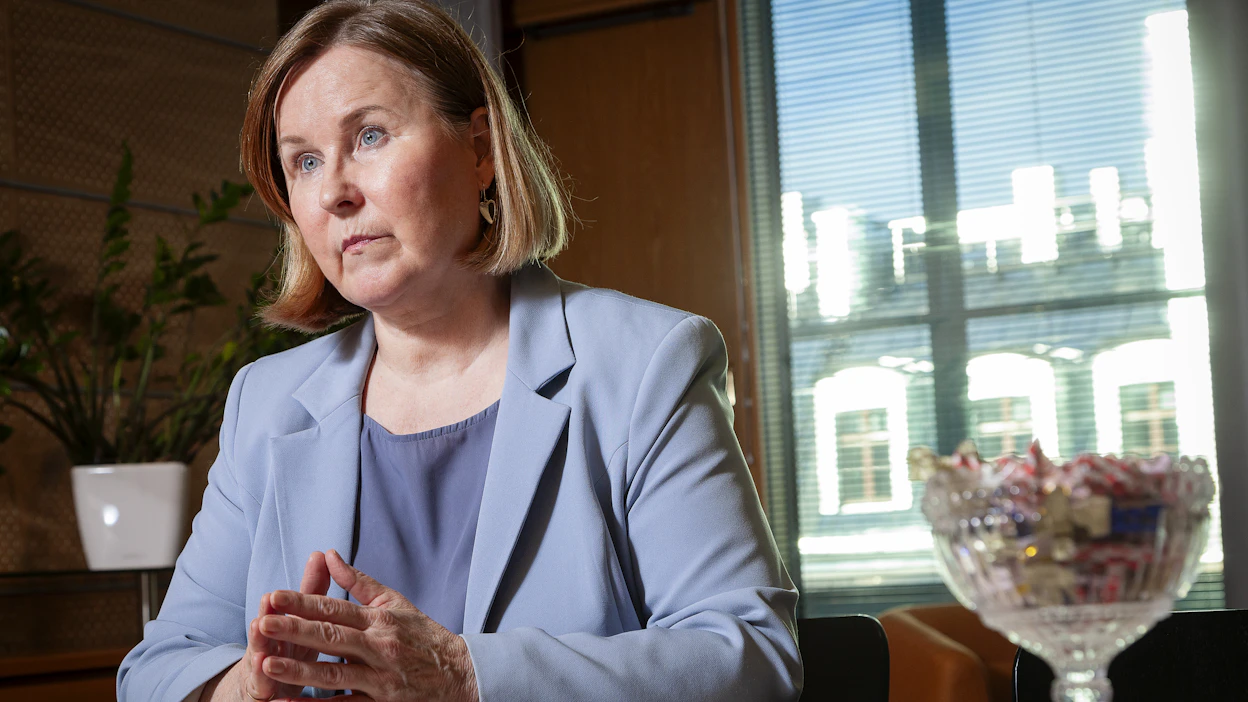 Perussuomalainen sosiaali- ja terveysministeri Kaisa Juuso on toisen kauden kansanedustaja Lapin vaalipiiristä.