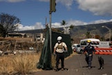 Havaijin maastopaloissa kadonneiden määrän odotetaan yhä nousevan. LEHTIKUVA / AFP.
