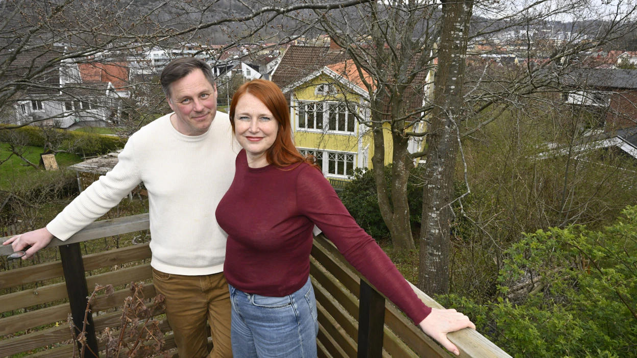 Niina ja Ville Hietalahti asuvat perheensä kanssa Mölndalissa Göteborgin eteläpuolella. Heidän muuttoaan Ruotsiin voi hyvin kuvata aivovuodoksi. LEHTIKUVA / Heikki Saukkomaa.