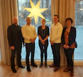 Atso Ala-Kopsala (kuvassa vasemmalla), Aleksi Tuominiemi, Alina Honkonen, Antti Tyynelä ja Henna Vuotila valittiin MTK-Keski-Pohjanmaan luottamustehtäviin.