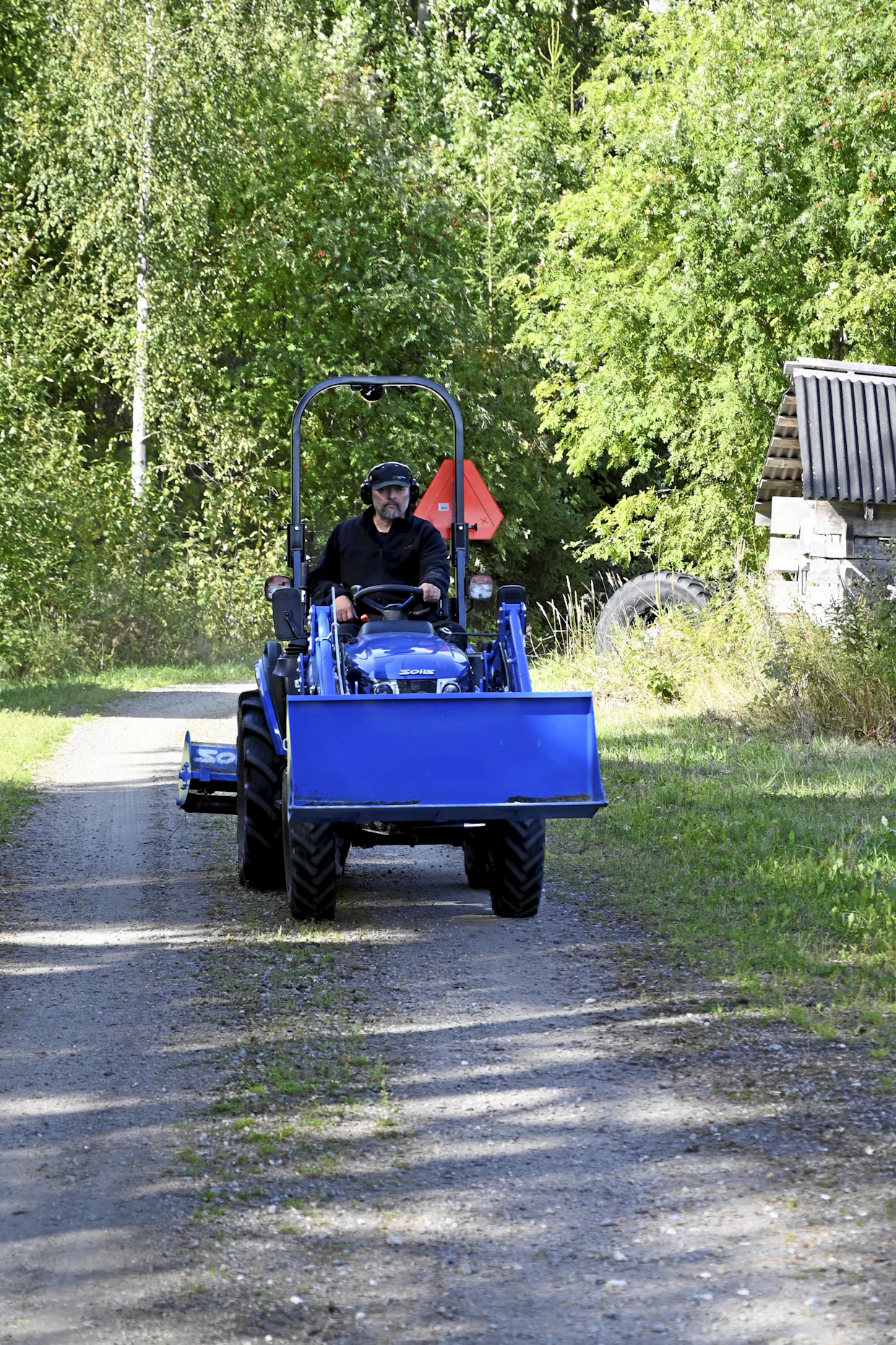 Tieajossa huippunopeus on 20 km/h, ylämäki tuntuu ajonopeudessa helposti.