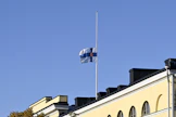 Presidentti Martti Ahtisaari saatetaan haudan lepoon valtiollisissa hautajaisissa myöhemmin ilmoitettavana ajankohtana. LEHTIKUVA / Markku Ulander. 