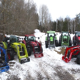 Vuonna 2015 toteutettuun traktorien talvitestiin valittiin kolmen pohjoismaan myydyimmät traktorit noin 120 hevosvoiman kokoluokassa.