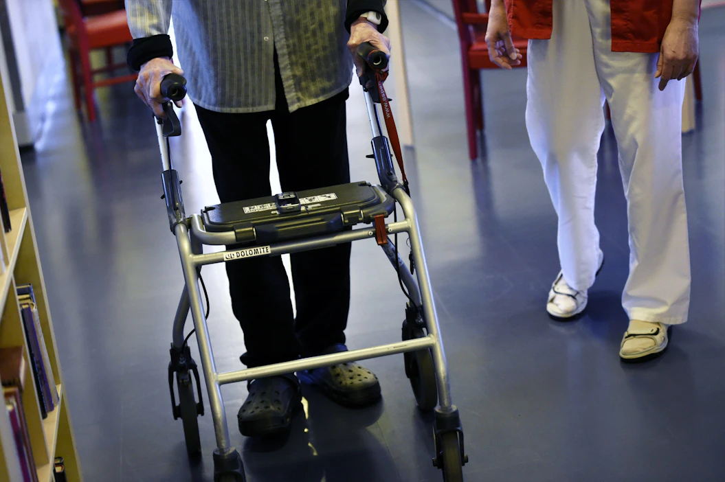 Yksityisen sosiaalipalvelualan henkilöstöä edustavat liitot Tehy, Super ja Erto ovat antaneet lakkovaroituksen viiden vuorokauden lakosta tiistaista lähtien. LEHTIKUVA / Emmi Korhonen.