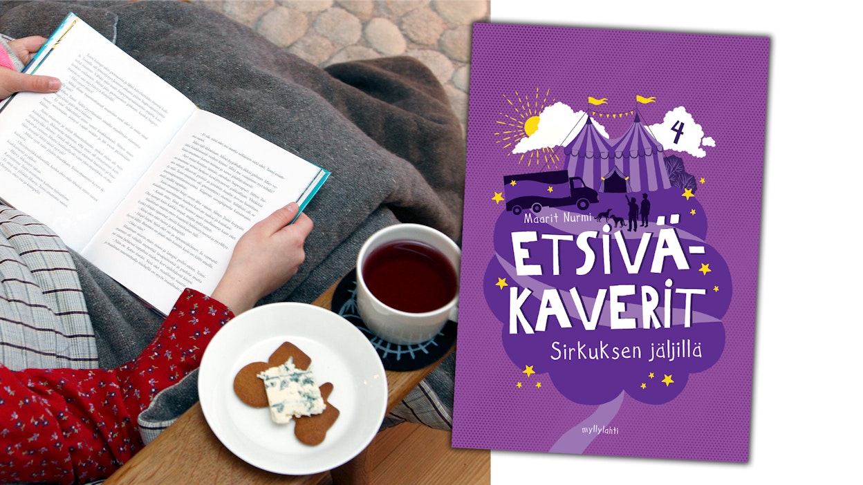Maarit Nurmi: Etsiväkaverit: Sirkuksen jäljillä. 2022. 151 s. Myllylahti.