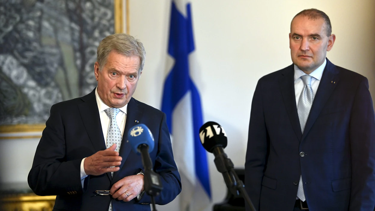 Presidentti Sauli Niinistön valtiovierailu Islantiin alkoi tapaamisella presidentti Gudni Thorlacius Johannessonin kanssa.