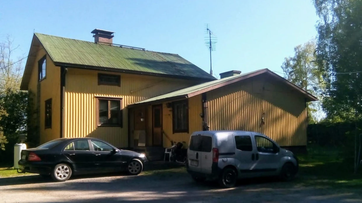 Jorma Hippoksen vanha kotitalo sai myöhemmin lisäosan.