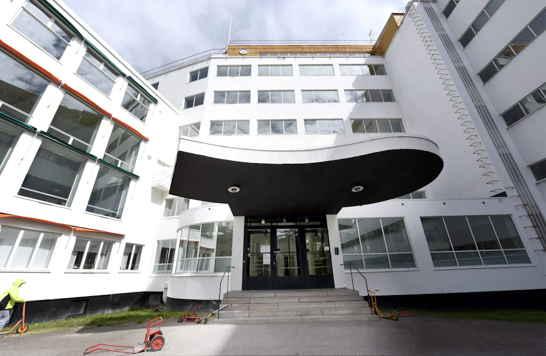 Aalto Works -sarjaan kuuluu muun muassa Paimion parantola. HEIKKI SAUKKOMAA / LEHTIKUVA.