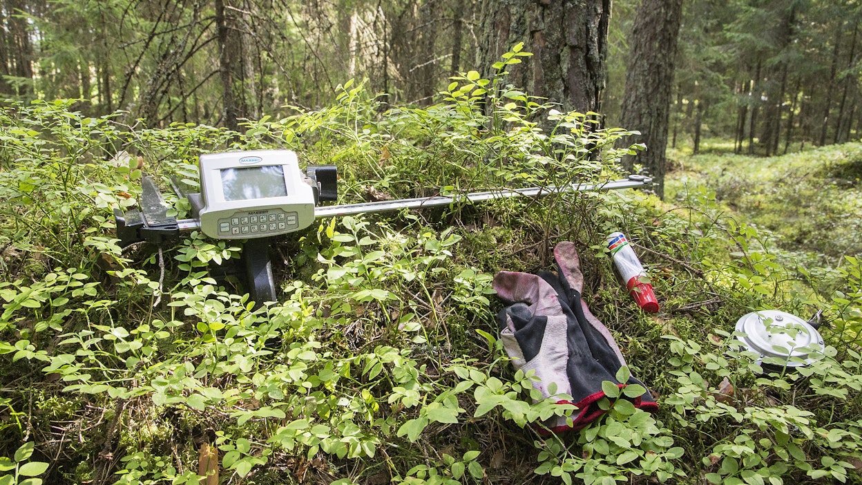 Metsäkeskuksen asiantuntijat mittaavat kesän aikana maastossa satoja koealoja.