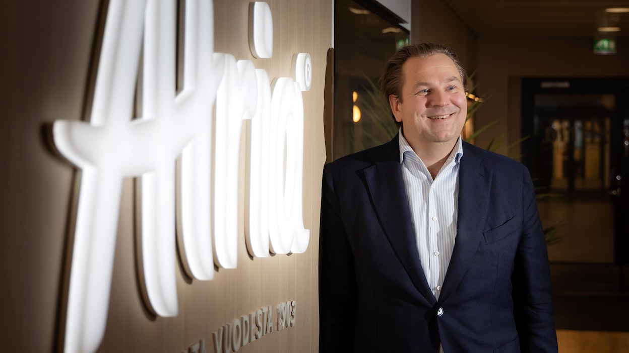 Atria oyj:n toimitusjohtaja Kaj Gyllströn on tyytyväinen alkuvuoden tulokseen. Konsernin liikevaihto oli tammi-maaliskuussa 450,3 miljoonaa euroa.