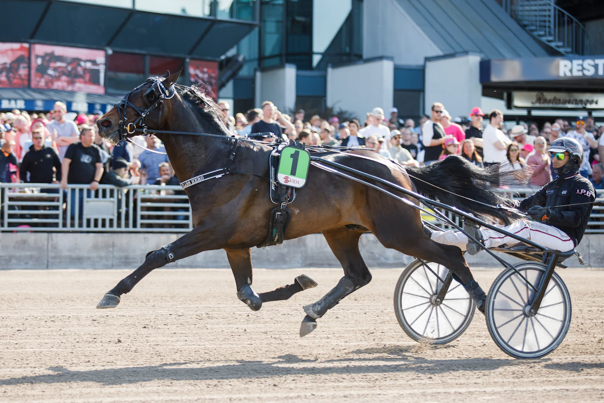 Gabriele Gelormini ohjasti Working Class Heroa kolme vuotta sitten Elitloppet-lauantaina.