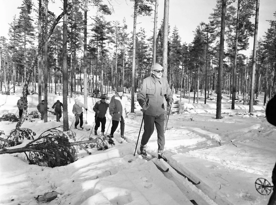 Presidentti Urho Kekkonen oli amerikkalaishuomion kohteena ETYKin aikaan. Kuvituskuva.