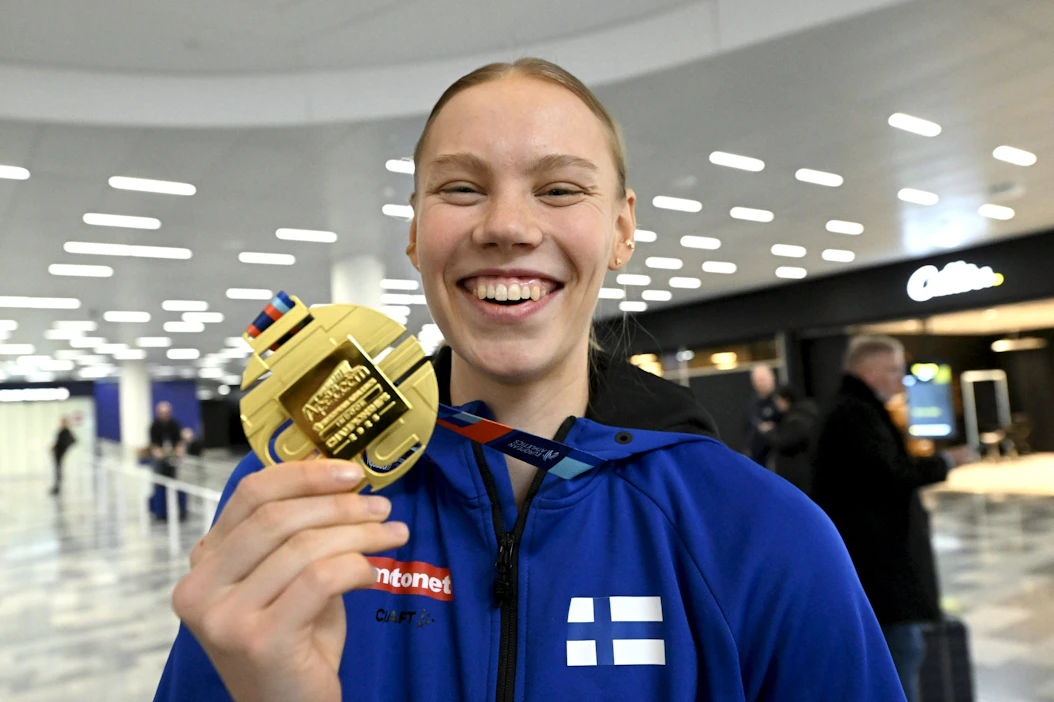 Kaksi viikkoa sitten Saga Vanninen otteli Hollannissa Euroopan mestariksi Suomen ennätyspistein. LEHTIKUVA / Vesa Moilanen.