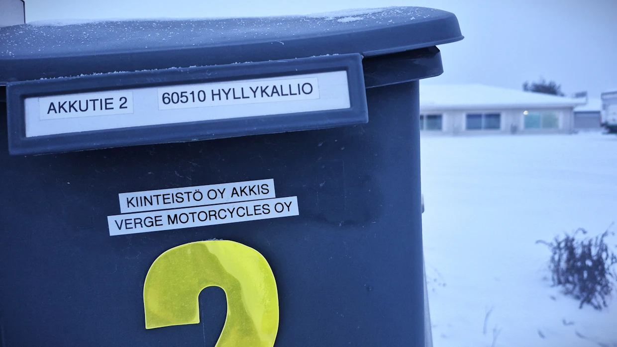 Sähkömoottoripyöriä valmistama Verge Motorcycles toimii Seinäjoella.