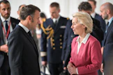 EU-kommision Ursula von der Leyen ja Ranskan Emmanuel Macron tapasivat viime viikolla Kööpenhaminassa.