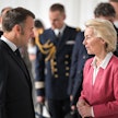 EU-kommision Ursula von der Leyen ja Ranskan Emmanuel Macron tapasivat viime viikolla Kööpenhaminassa.