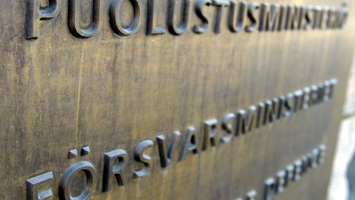 Ilmatilaloukkauksesta tiedotti puolustusministeriö. LEHTIKUVA / Heikki Saukkomaa.