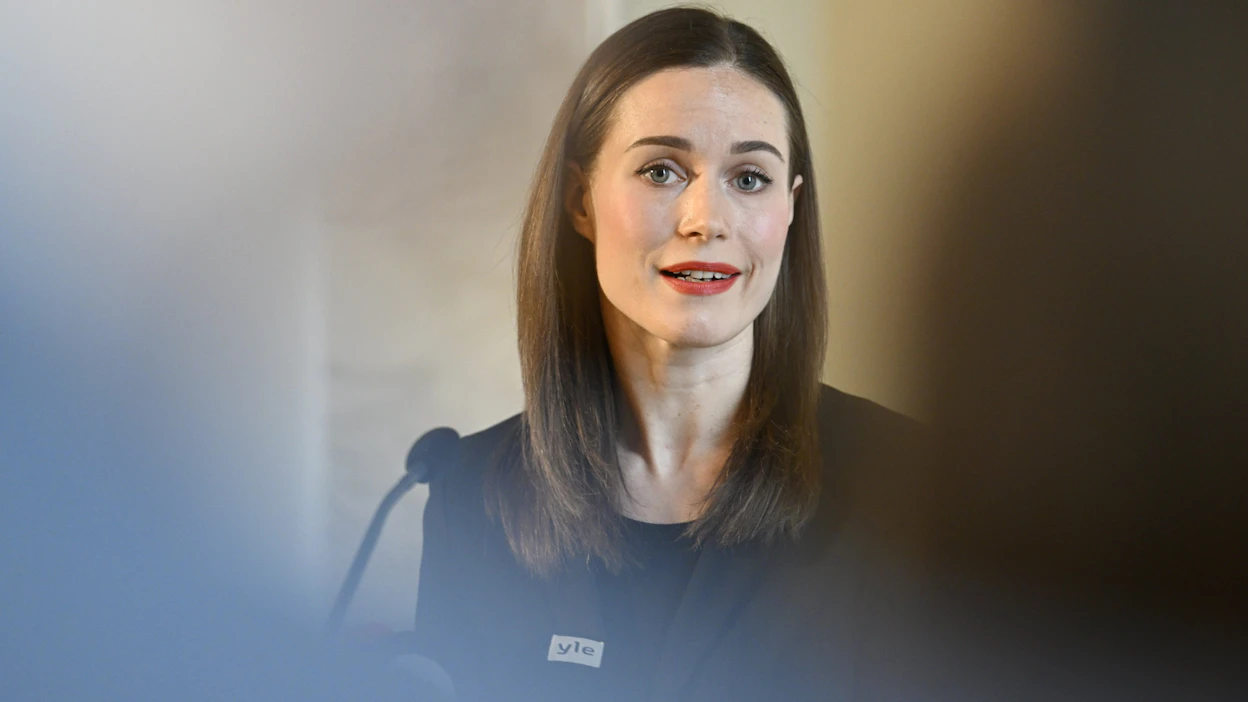 Politico kuvasi pääministeri Sanna Marinia (sd.) eurooppalaisen vasemmiston tähdeksi. LEHTIKUVA / Heikki Saukkomaa.