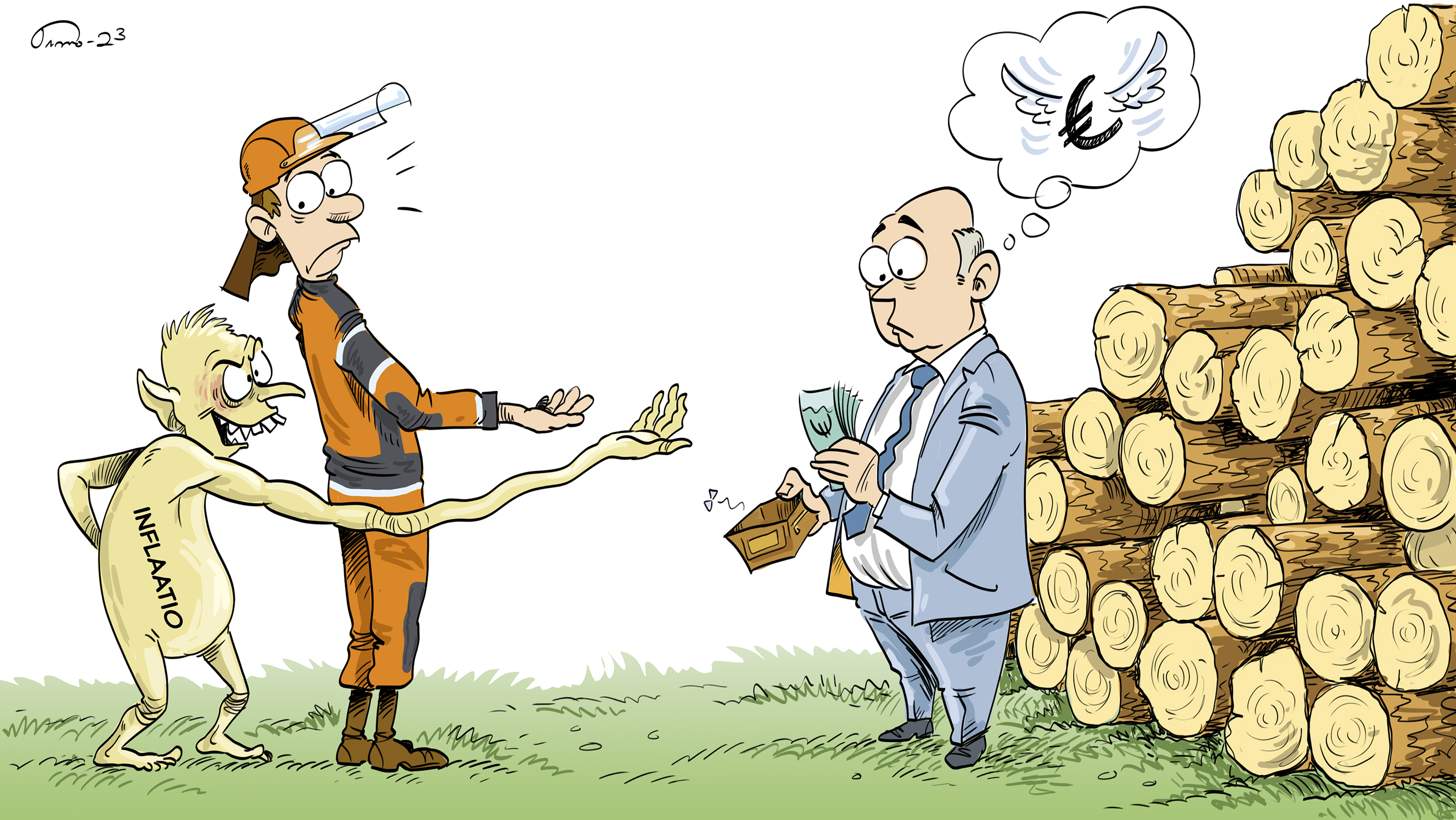 Inflaatio on nakertanut kantohintojen nousun.