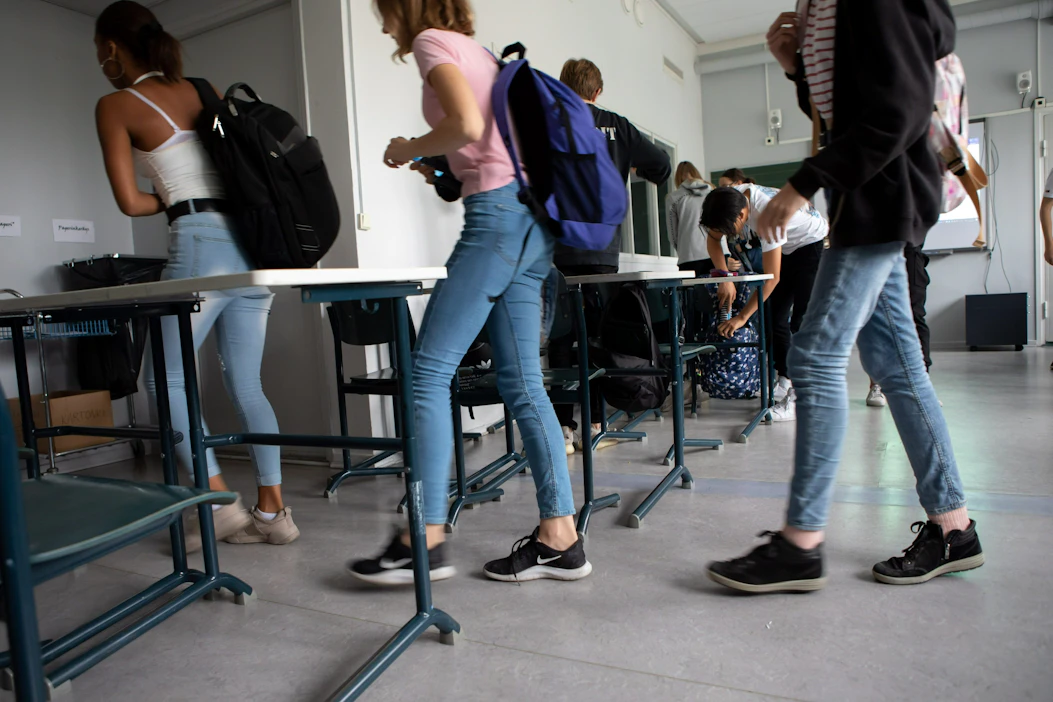 Suomalaisissa peruskouluissa on oppilaita, joita ei koulussa näy. Osa oppilaista on luvattomasti koulusta pois pitkiä aikoja, jotkut taas ovat kokonaan koulun tavoittamattomissa. LEHTIKUVA / ANNI REENPÄÄ.