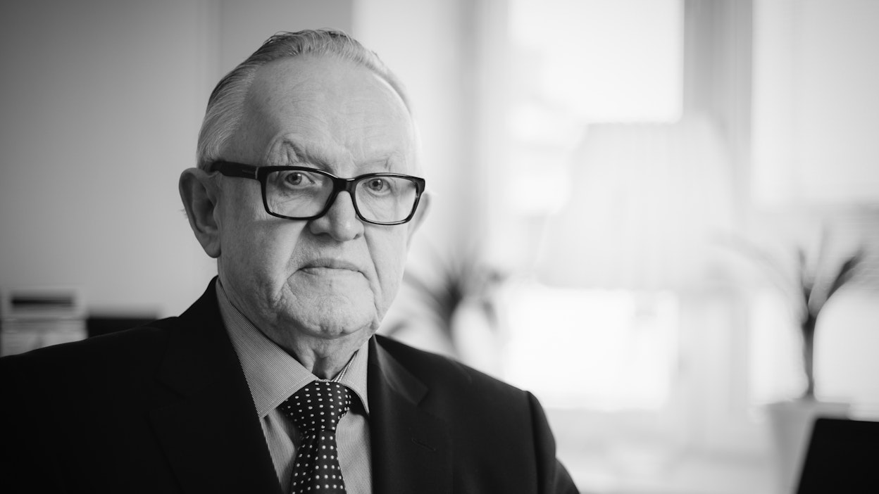Martti Ahtisaari ei ollut sinisilmäinen. Realistina hän näki maailman pahuuden.