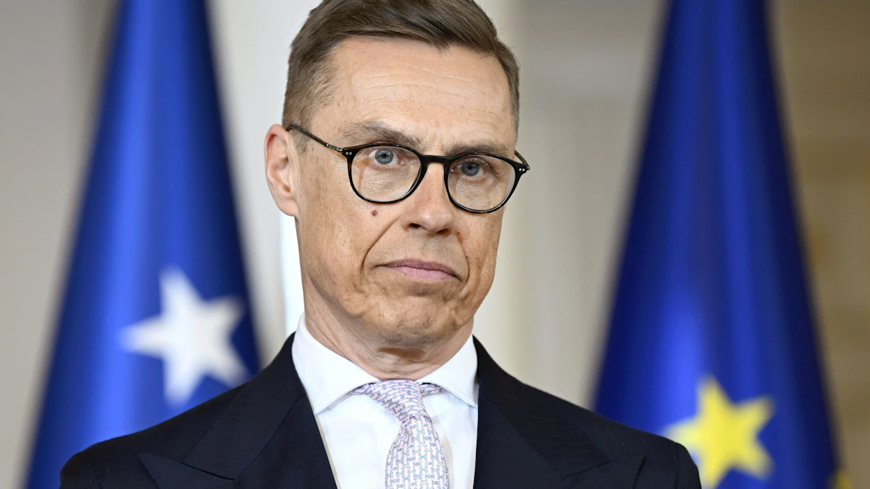 Presidentti Alexander Stubb osallistui tänään videokokoukseen muun muassa Ukrainan, Britannian, Ranskan ja Puolan johtajien kanssa. Arkistokuva. LEHTIKUVA / Emmi Korhonen.