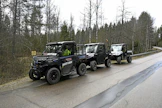 T1b-traktorien nopeus on rajoitettu 60 km/h. Dieseliä lukuun ottamatta kaikki saavuttivat nopeuden helposti, nopeudenrajoittimet toimivat hyvin. Dieselkin kulki noin 60 km/h, mutta nopeuden saavuttaminen otti aikaa.