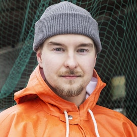 Johan Ohtonen opiskelee toista vuotta Kalatalouden perustutkinnon kalanviljelijän suuntausta.