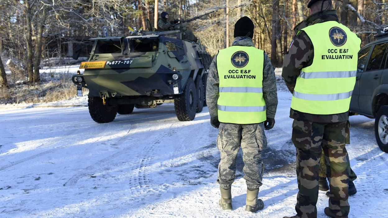 Tutkijoiden mukaan Suomen roolilla ja linjalla tulee olemaan huomattava vaikutus siihen, millaisiksi Naton puolustus ja pelote muodostuvat. Porin prikaatin 1. jääkärikomppanian kriisinhallintaharjoitusta tarkkailtiin Turussa marraskuussa 2018..