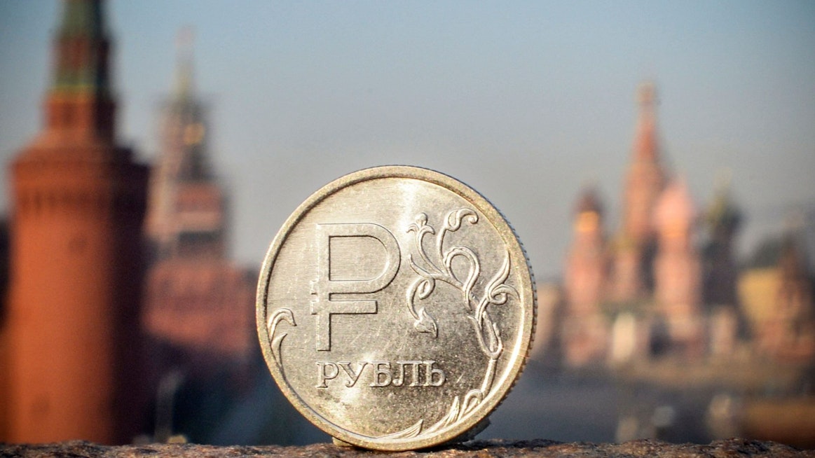 Pakotteet ovat käytännössä irrottaneet Venäjän maailmanlaajuisesta maksujärjestelmästä. Lehtikuva/AFP. 