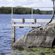 Virallinen Saimaan pinnan korkeuden mittausasema Lauritsalassa Lappeenrannassa on ollut samalla paikalla vuodesta 1847. LAURI HEINO / LEHTIKUVA.