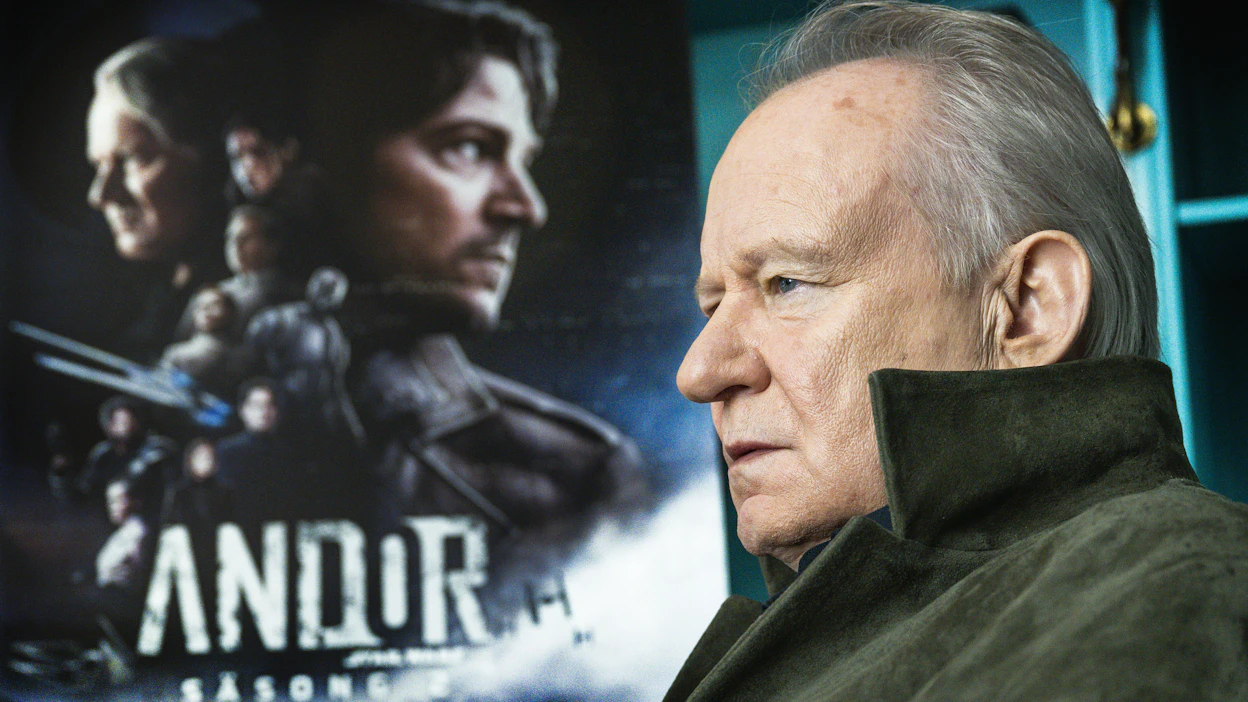Andorissa nähdään isossa roolissa ruotsalainen huippunäyttelijä Stellan Skarsgård.