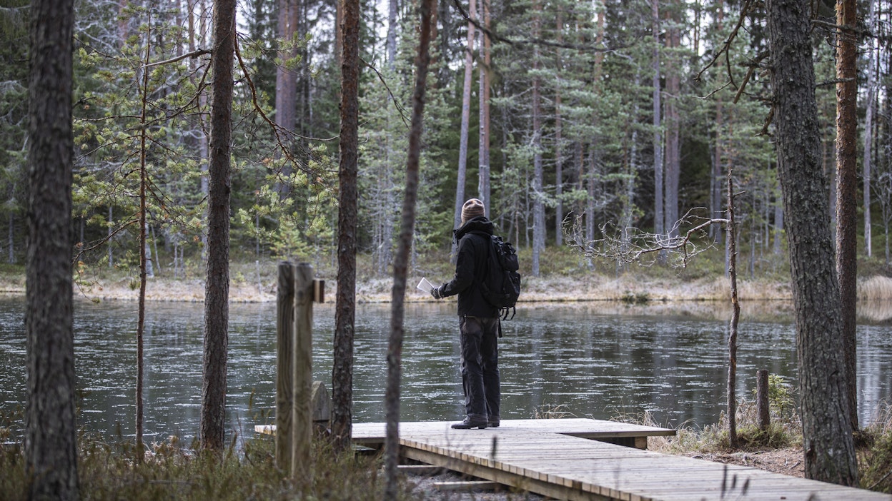 Syrjänalusen taukopaikalle on rakennettu uusi laituri.