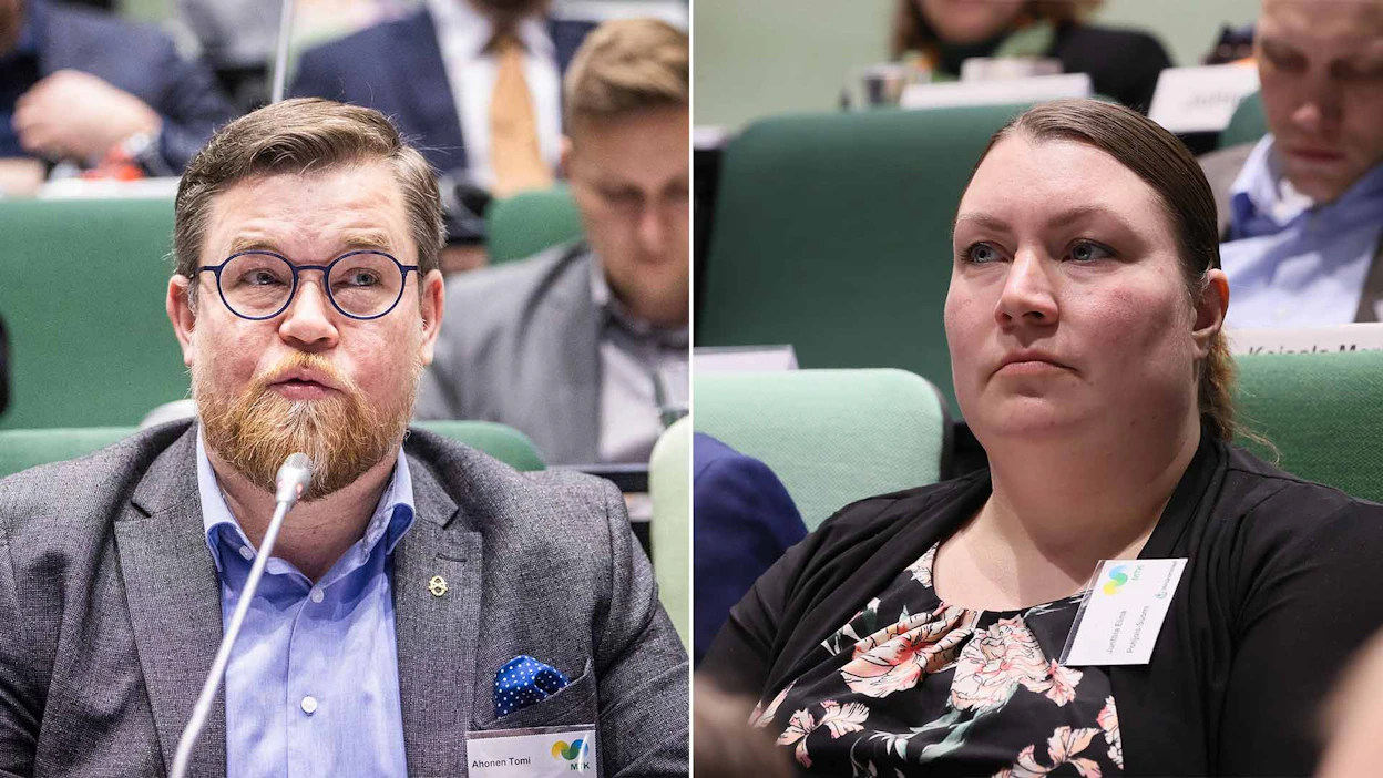 Tomi Ahonen ja Elina Junttila aloittivat tänä vuonna liittojensa uusina puheenjohtajina.