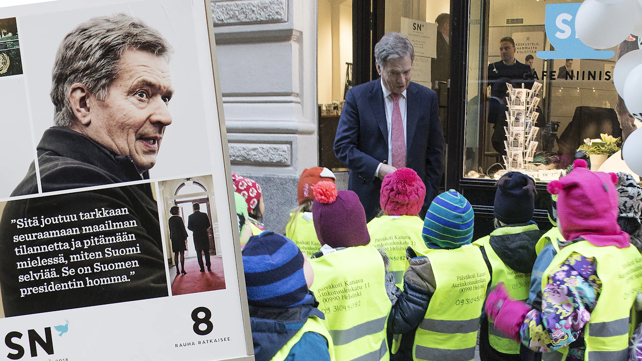 Sauli Ninistö kampanjoi vuoden 2018 presidentinvaaleissa kansanliikkeen ehdokkaana.