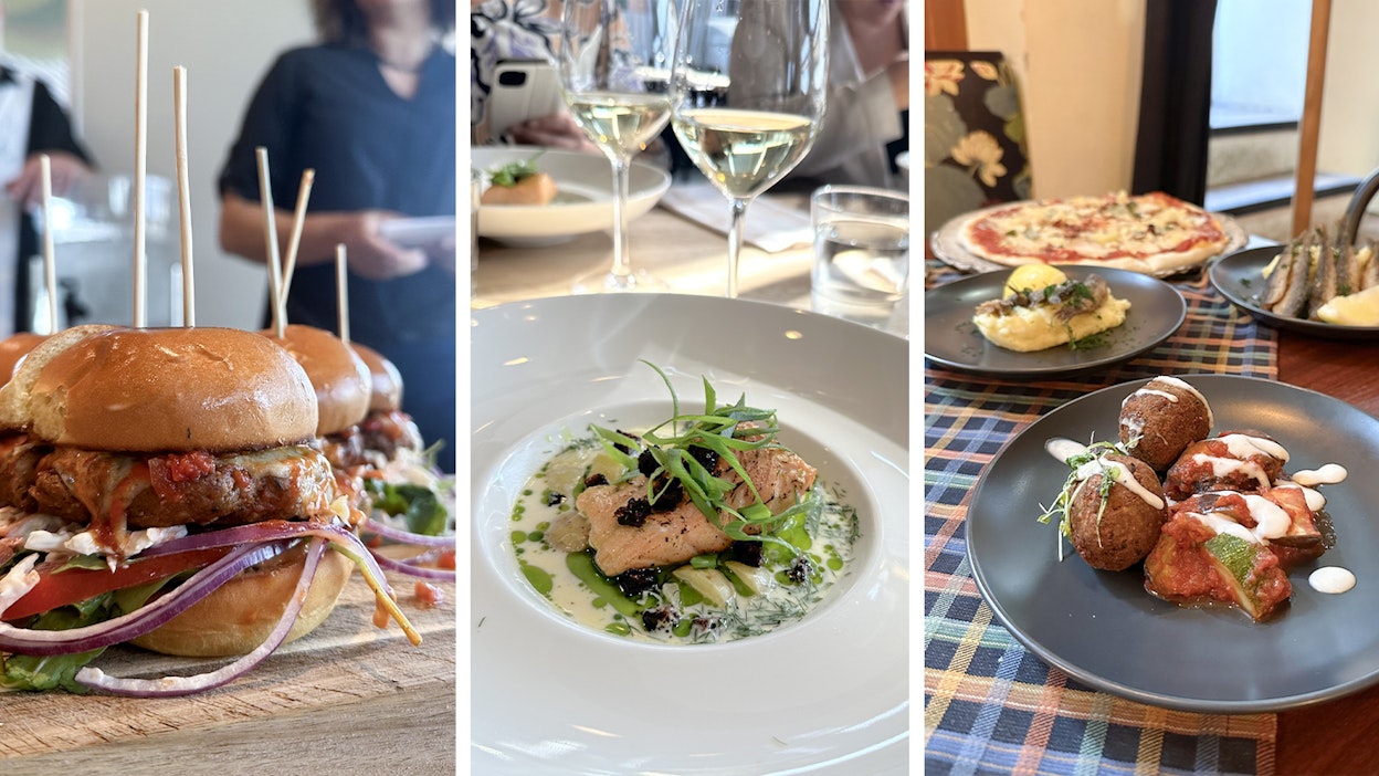 Kuvia annoksista Smaku Helsingistä.