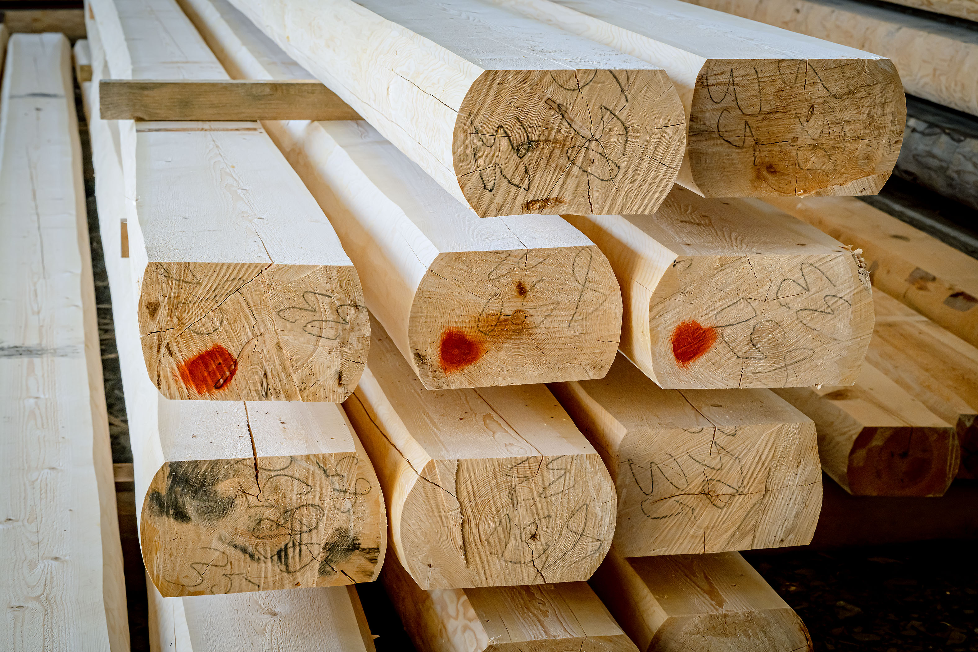 Hirsirakentamisessa yhdistyvät puun hyödyntäminen ja hiilensidonta.